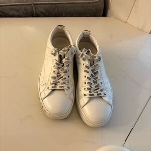 Hugo boss White Sneakers with Branded Laces